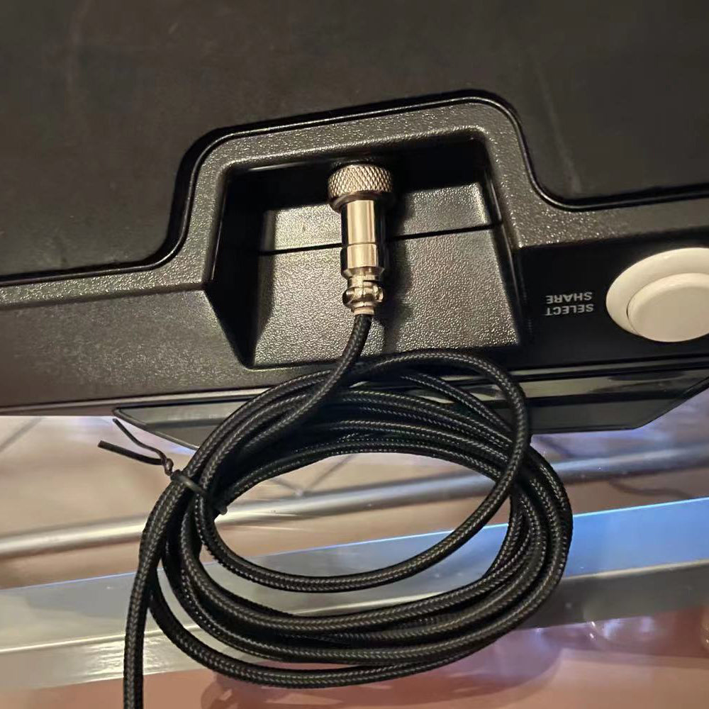 Replacement Blue Braided USB Cable PS/4for MadCatz TE2 / TE2+ Arcade Sticks 6ft long with Durable Aviator Connector