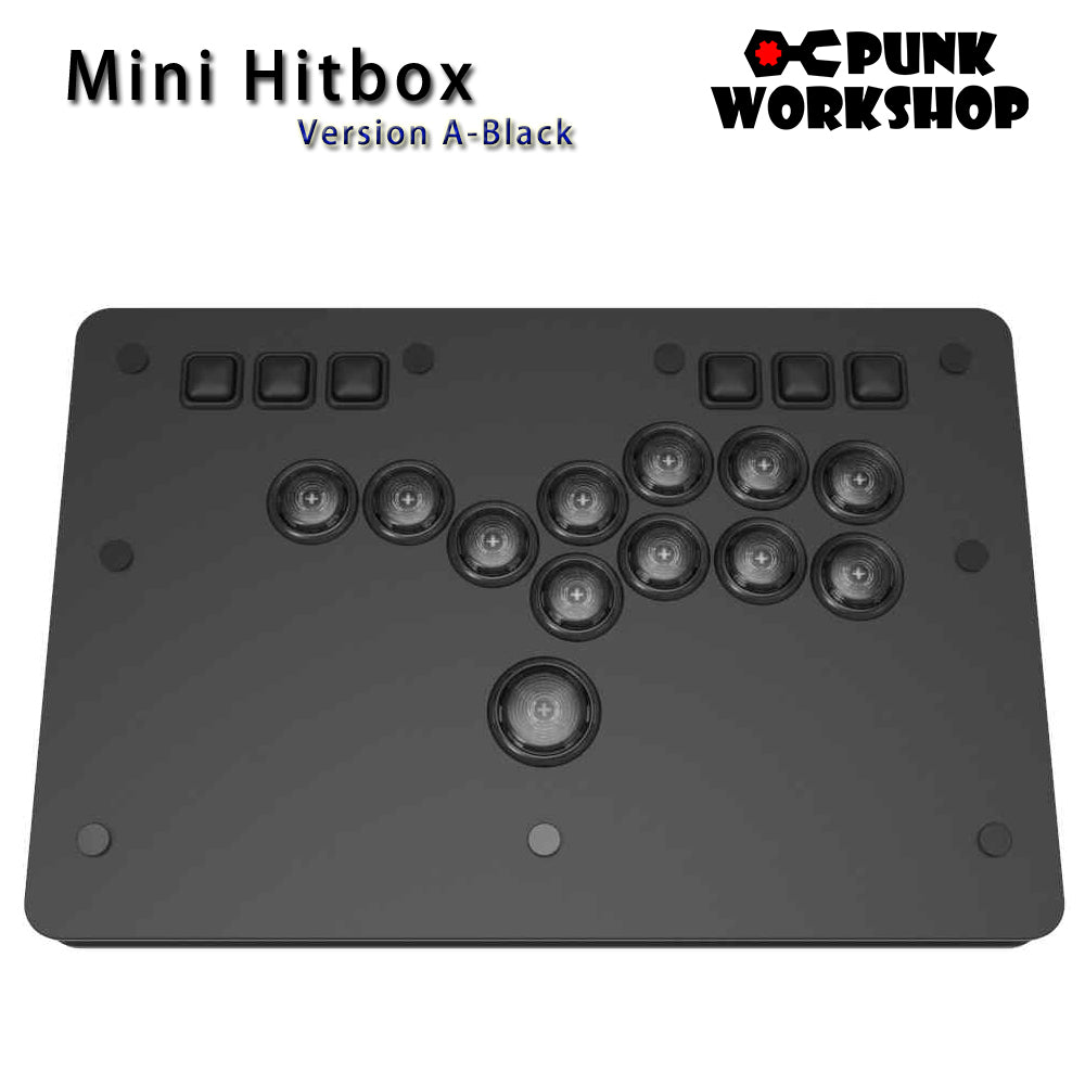 Punk Workshop Fighting Stick Controller Mini HitBox V3 SOCD Mechanical Button Support PC/Android PS5 PS4 Xbox WII Switch