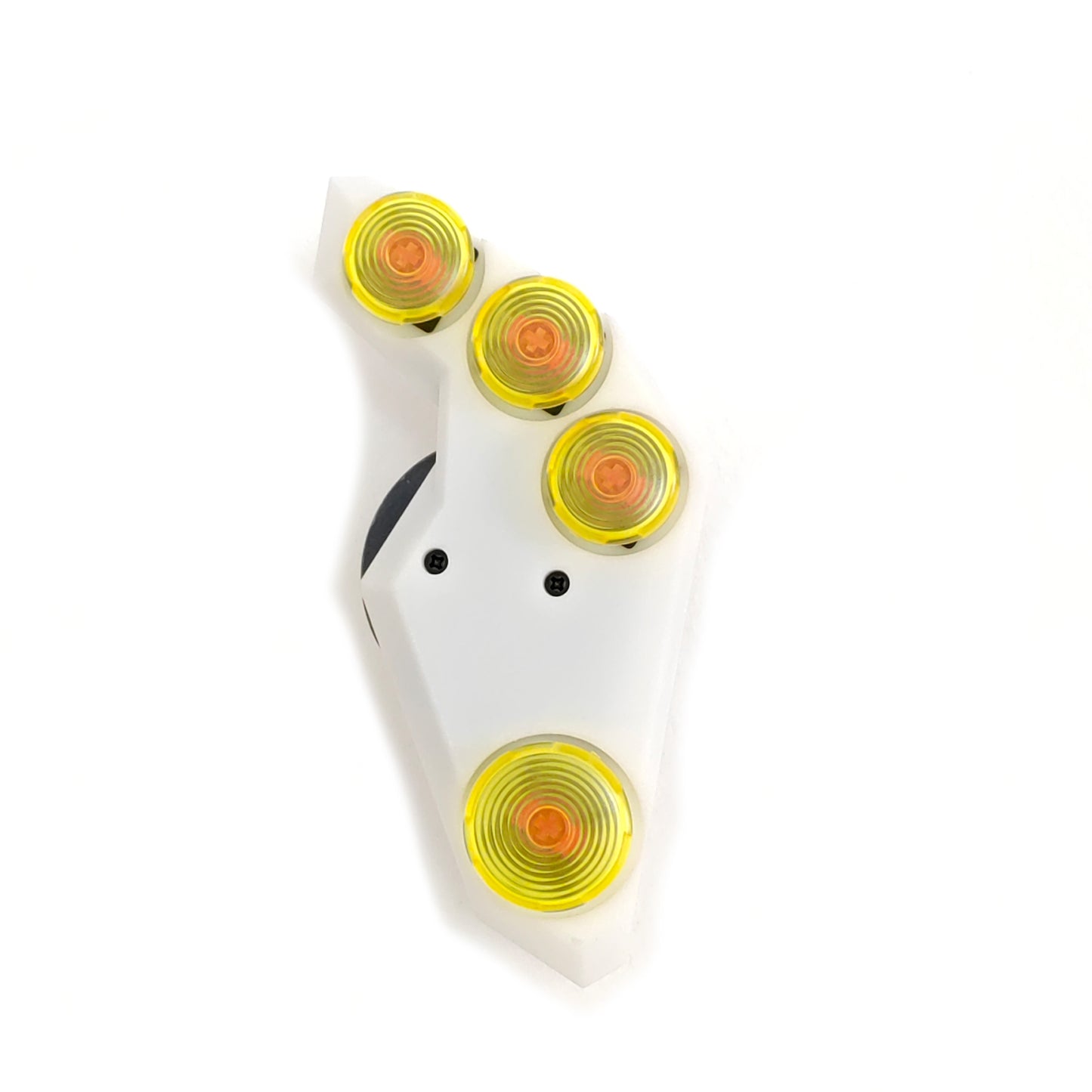 Replacement Hitbox WASD Movement Keys Arcade Fightstick to Hitbox Convert White with Hot-Swap Gateron Low Profile Red Switches