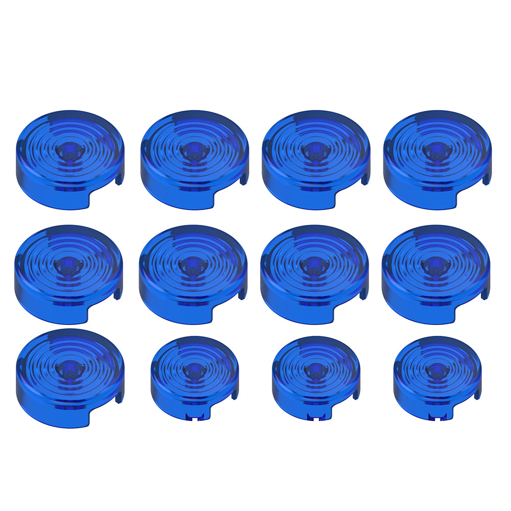 12pcs Arcade Replacement Hitbox Button Caps for Gamerfinger HBFS-30 HBFS-24 Mechanical PushButton Cap for Cherry MX Switches Cap