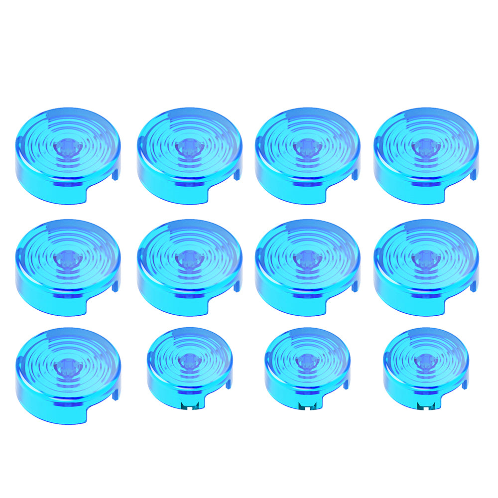 12pcs Arcade Replacement Hitbox Button Caps for Gamerfinger HBFS-30 HBFS-24 Mechanical PushButton Cap for Cherry MX Switches Cap