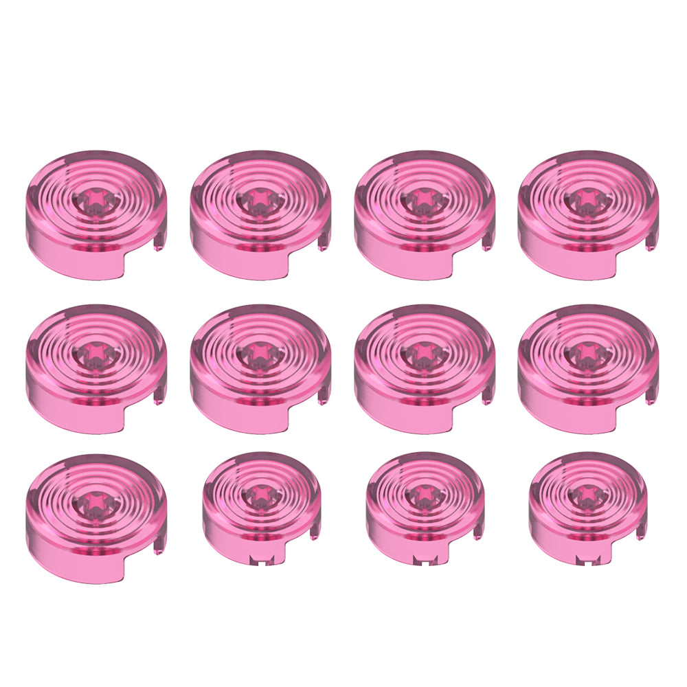 12pcs Arcade Replacement Hitbox Button Caps for Gamerfinger HBFS-30 HBFS-24 Mechanical PushButton Cap for Cherry MX Switches Cap