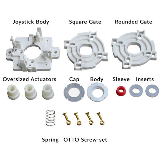 Arcade OTTO DIY V2 Korean Style Kit for Sanwa JLF and Hori Hayabusa Upgrade Kits for Sanwa JLF-TP-8YT JoystickHayabusa Joystick