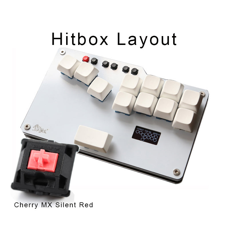 Pocket Mini HitBox SOCD Fighting Stick Controller WASD Mixbox Mechanical Switches Keys Support PC Xinput PS3 DInput Switch Turbo Function