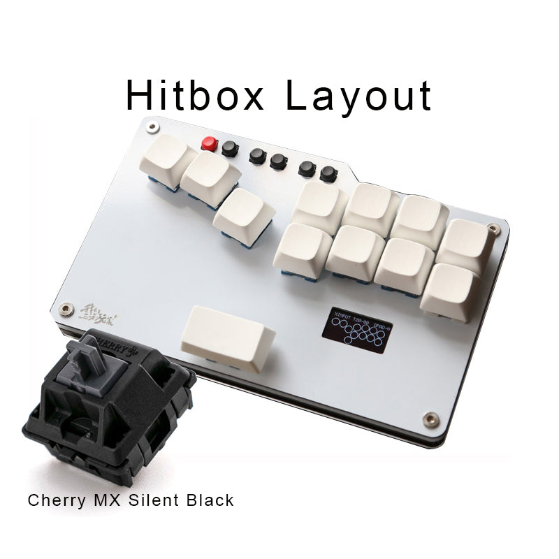 Pocket Mini HitBox SOCD Fighting Stick Controller WASD Mixbox Mechanical Switches Keys Support PC Xinput PS3 DInput Switch Turbo Function