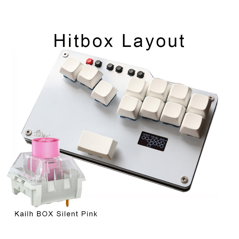 Pocket Mini HitBox SOCD Fighting Stick Controller WASD Mixbox Mechanical Switches Keys Support PC Xinput PS3 DInput Switch Turbo Function