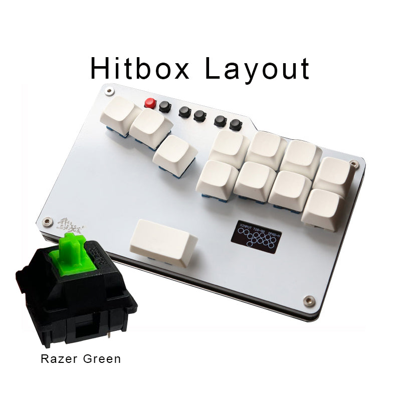 Pocket Mini HitBox SOCD Fighting Stick Controller WASD Mixbox Mechanical Switches Keys Support PC Xinput PS3 DInput Switch Turbo Function