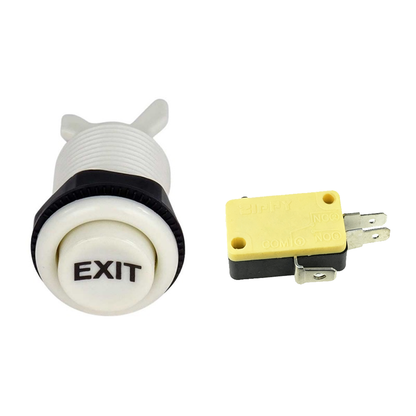 American HAPP Style Arcade Push Button Credit Coin Exit Power Pause Menu Select 1P2P3P4P Player Start Push Buttons MAME Games