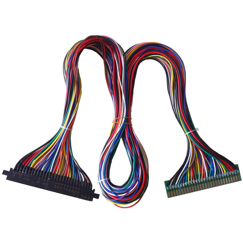 Full 56 pin JAMMA Harness Wire Wiring Loom Extender for veideo arcade game pandora box and 60 in 1 PCB game board