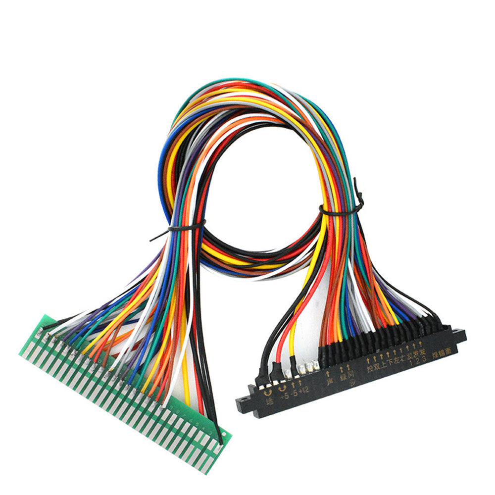 Full 56 pin JAMMA Harness Wire Wiring Loom Extender for veideo arcade game pandora box and 60 in 1 PCB game board