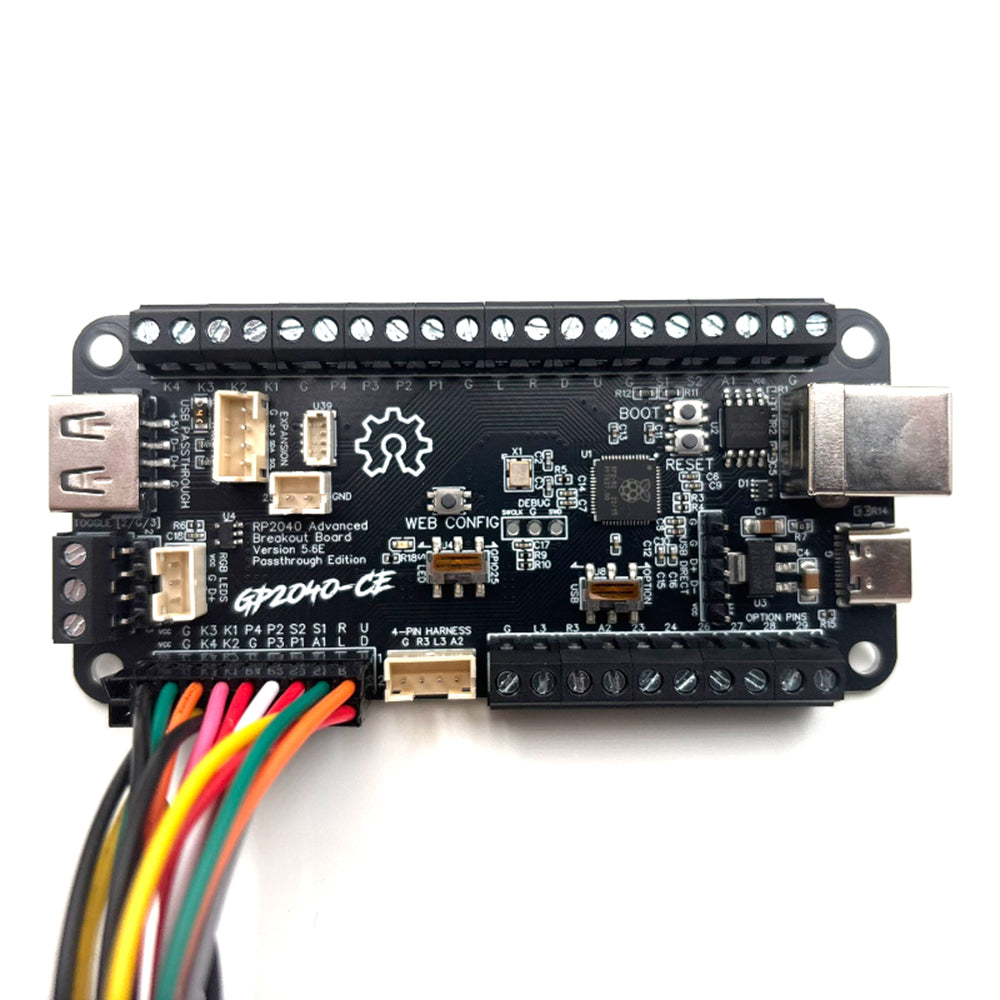 Raspberry Pi Pico Integrated Pico Fighting Board for Arcade Hitbox Mixbox Slimbox DIY Fighing Stick Work For PC PS4