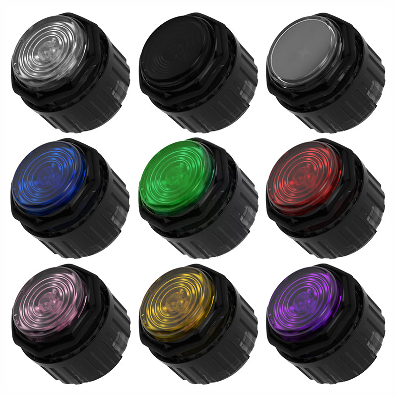 8pcs/lot Original Gamerfinger HBFS-30-SCREW BLACK 30mm Mechanical Buttons with Cherry Switches forArcade Hitbox Fightbox
