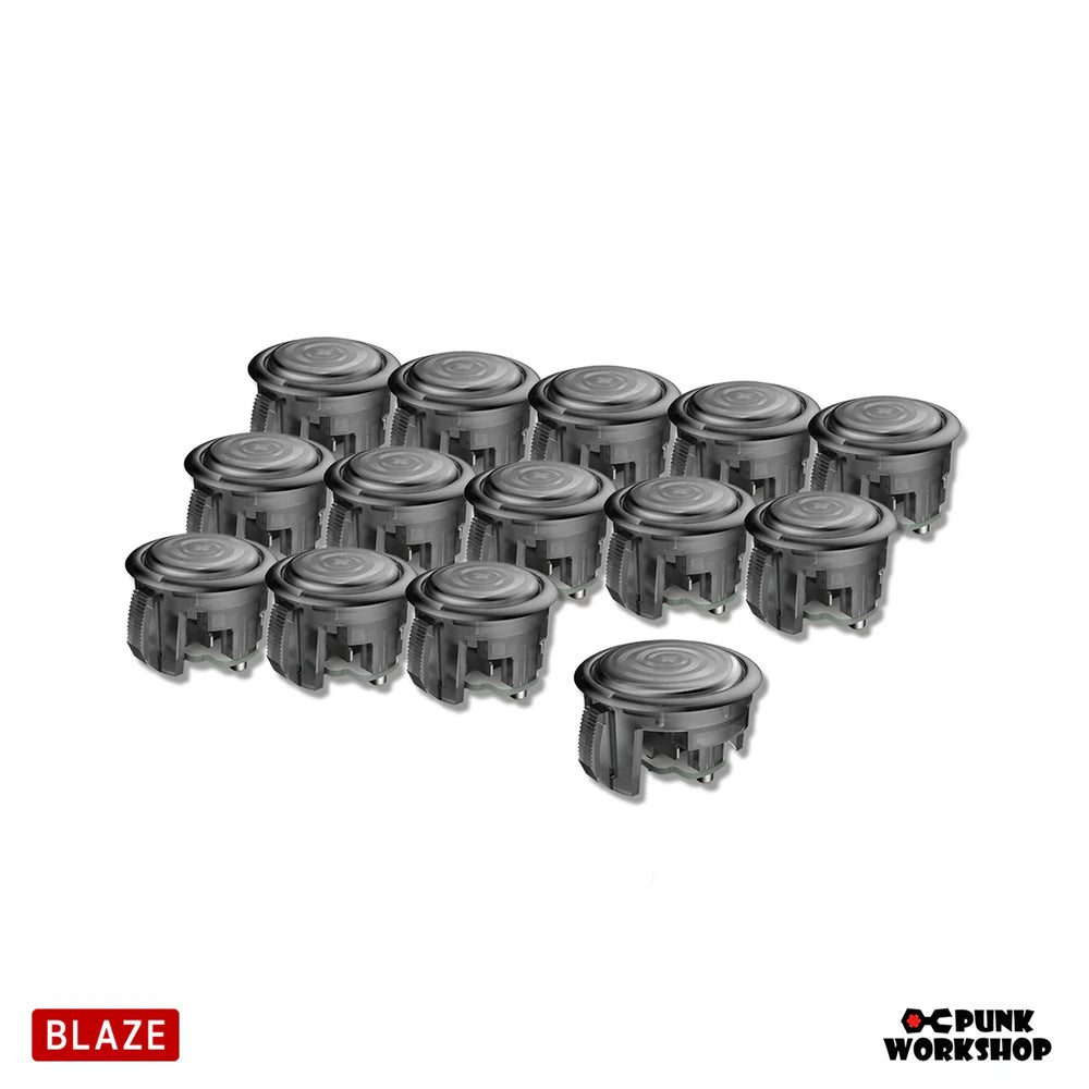 13pcs 24mm 1pcs 30mm Original PUNK WORKSHOP PWS Blaze Buttons for Arcade Game Machine Fight Stick Hitbox