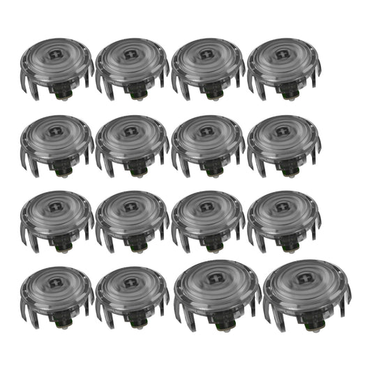 14PCS 24mm & 2PCS 30mm PUNK WORKSHOP PWS Blaze Spark Buttons with Hotswapable Switch for Arcade Game Machine Fight Stick Hitbox