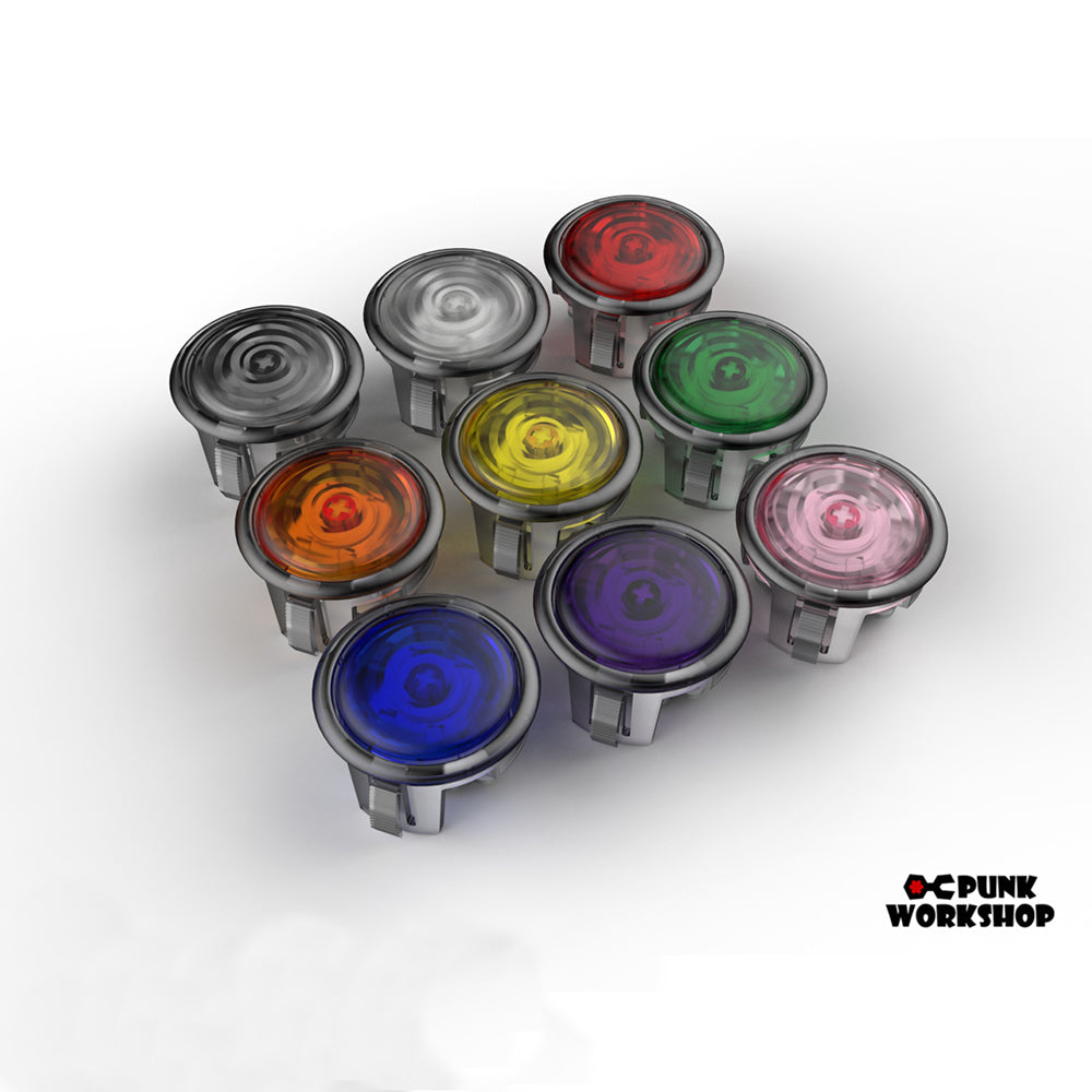 13pcs 24mm 1pcs 30mm Original PUNK WORKSHOP PWS Blaze Buttons for Arcade Game Machine Fight Stick Hitbox