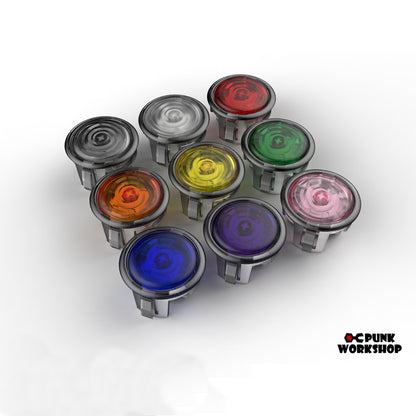 13pcs 24mm 1pcs 30mm Original PUNK WORKSHOP PWS Blaze Buttons for Arcade Game Machine Fight Stick Hitbox