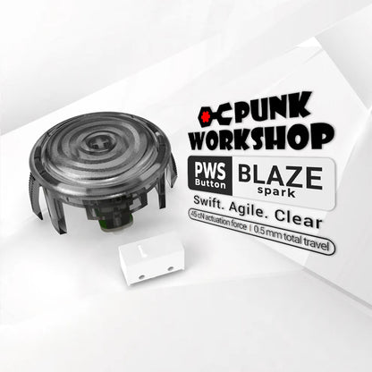 14PCS 24mm & 2PCS 30mm PUNK WORKSHOP PWS Blaze Spark Buttons with Hotswapable Switch for Arcade Game Machine Fight Stick Hitbox
