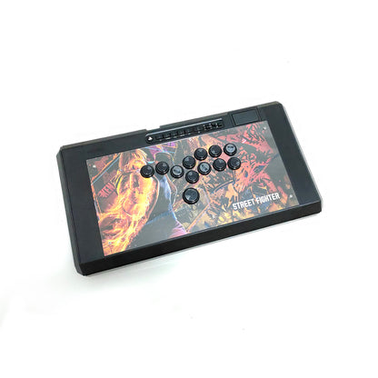 Sinoarcade Hitbox Clear Plexi Cover and Metal Plate Conversion Kit with Cable For QANBA Obsidian 2 Q7 Fight Stick DIY to Hitbox