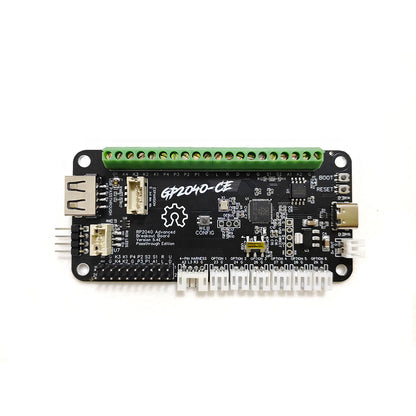 GP2040-CE Open Source RP2040 Advanced Breakout Board USB Passthrough Edition for Arcade Hitbox Mixbox Slimbox DIY Fighting StickFor PC PS4PS5