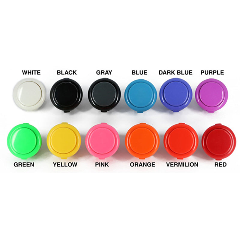 8pcs Original Sanwa OBSF-30 OBSF-24 Push Button for Arcade MAME game DIY parts 13 colors available