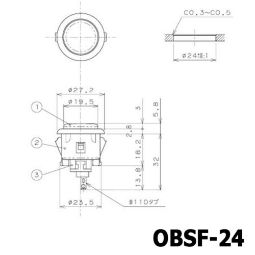 8pcs Original Sanwa OBSF-30 OBSF-24 Push Button for Arcade MAME game DIY parts 13 colors available
