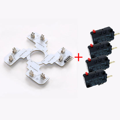 Replaced JLF PCB for Sanwa TP-MA PCB Board Omron .187" Microswitches Hot Swap Joystick Board for OTTO DIY V2 V5 Kit