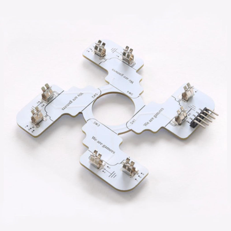 Replaced JLF PCB for Sanwa TP-MA PCB Board Omron .187" Microswitches Hot Swap Joystick Board for OTTO DIY V2 V5 Kit