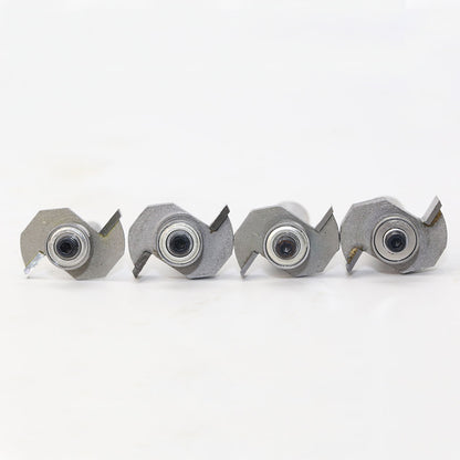 Arcade T Slot Router Bit 1/4" Shank 3/32" Cutting Depth 2 Flutes HSS T-Slot Woodworking Cutter Grooving Tool Cabinets Machines