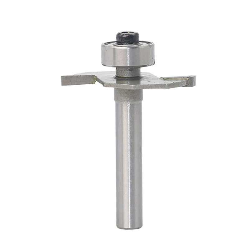 Arcade T Slot Router Bit 1/4" Shank 3/32" Cutting Depth 2 Flutes HSS T-Slot Woodworking Cutter Grooving Tool Cabinets Machines