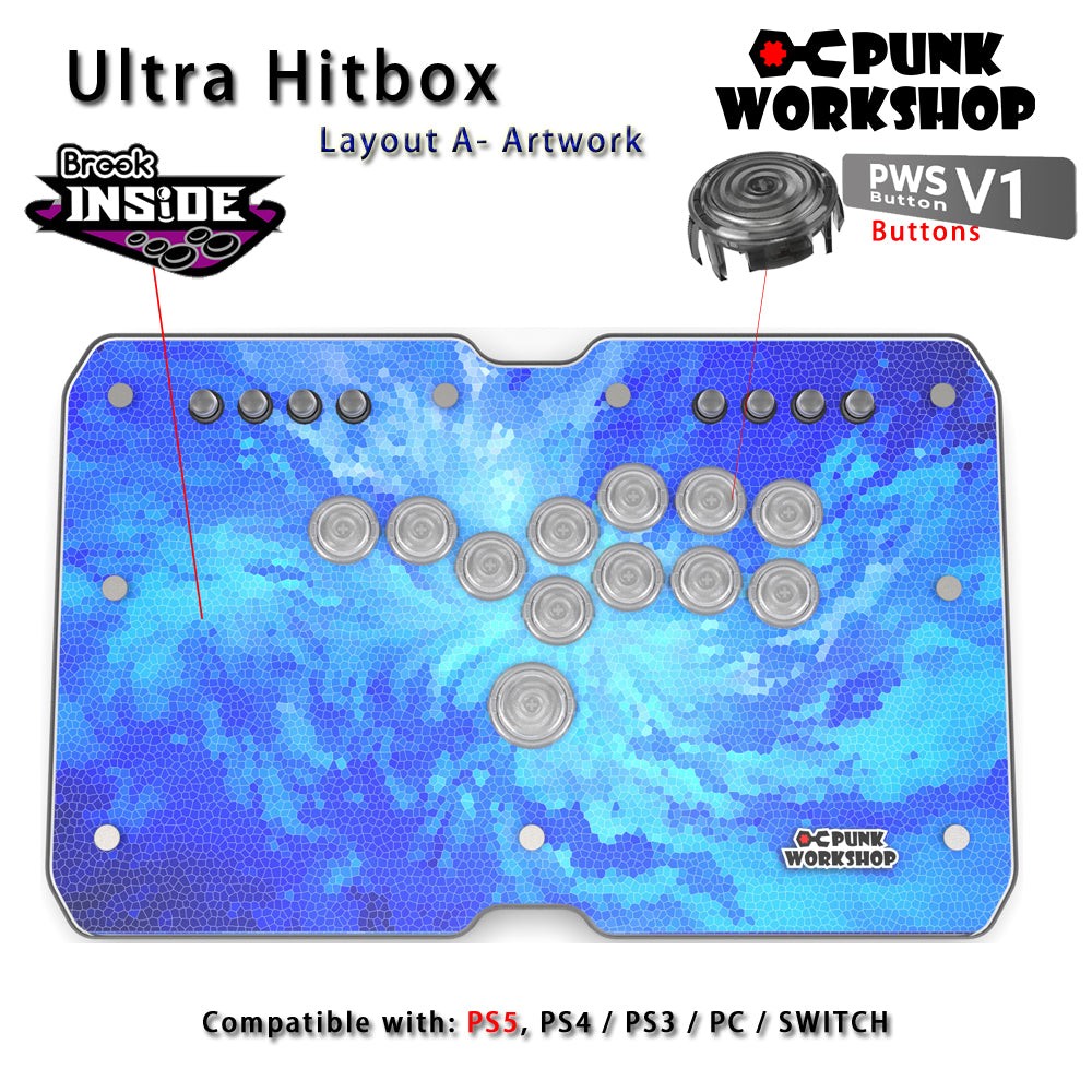 Punk Workshop ULTRA BOX Leverless Controller HitBox SOCD Supported