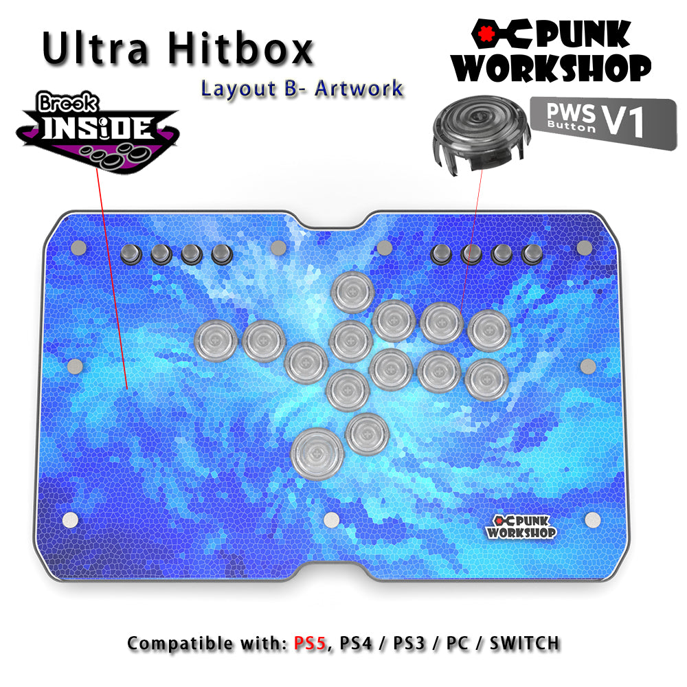 Punkworkshop ULTRA BOX Brook PS5対応 ボタン増設