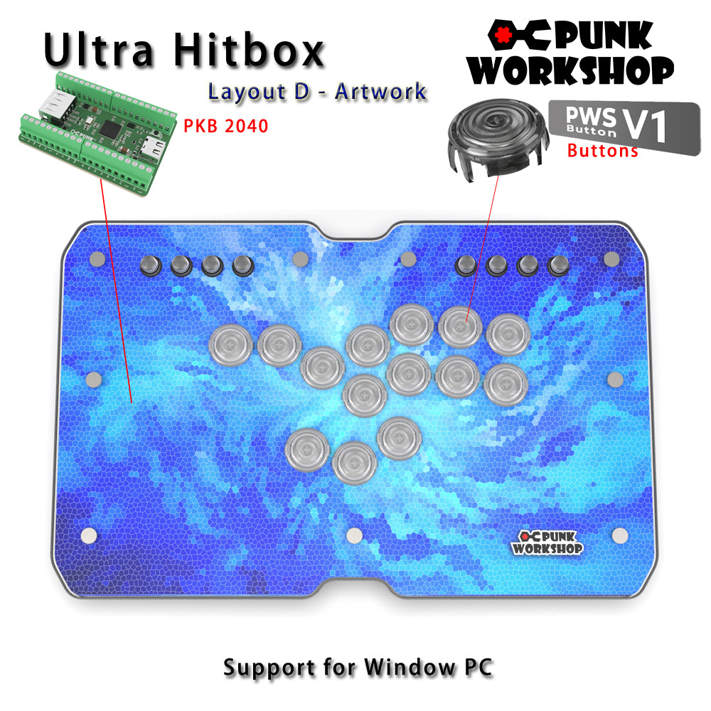 Punk Workshop ULTRA BOX Leverless Controller HitBox SOCD Supported