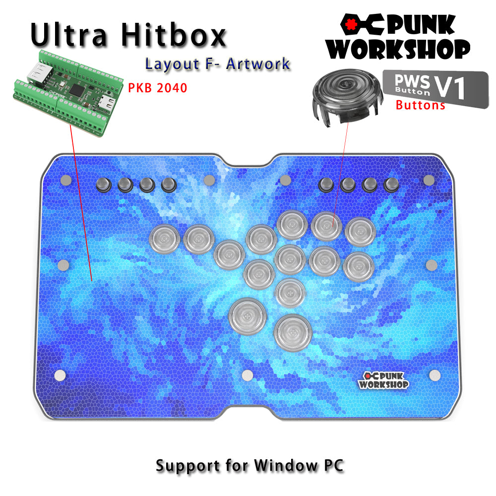 Punk Workshop ULTRA BOX Leverless Controller HitBox SOCD Supported