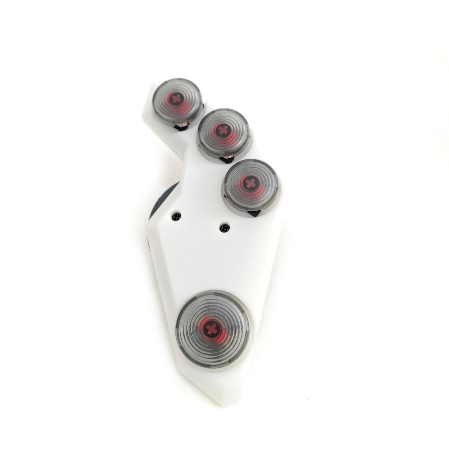 Replacement Hitbox WASD Movement Keys Arcade Fightstick to Hitbox Convert White with Hot-Swap Gateron Low Profile Red Switches