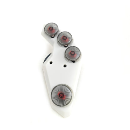 Replacement Hitbox WASD Movement Keys Arcade Fightstick to Hitbox Convert White with Hot-Swap Gateron Low Profile Red Switches
