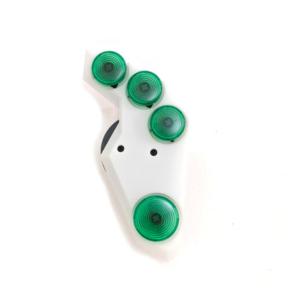 Replacement Hitbox WASD Movement Keys Arcade Fightstick to Hitbox Convert White with Hot-Swap Gateron Low Profile Red Switches