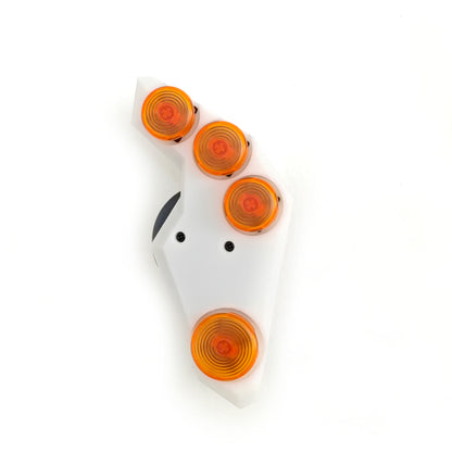 Replacement Hitbox WASD Movement Keys Arcade Fightstick to Hitbox Convert White with Hot-Swap Gateron Low Profile Red Switches