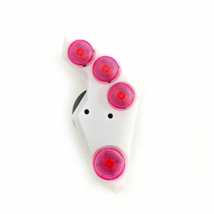 Replacement Hitbox WASD Movement Keys Arcade Fightstick to Hitbox Convert White with Hot-Swap Gateron Low Profile Red Switches
