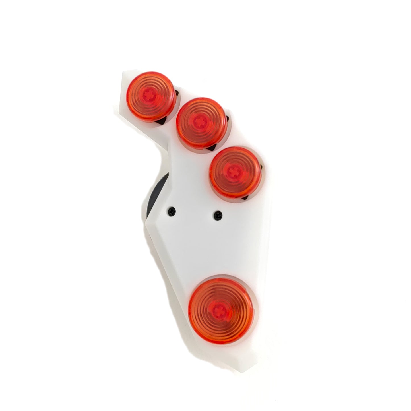Replacement Hitbox WASD Movement Keys Arcade Fightstick to Hitbox Convert White with Hot-Swap Gateron Low Profile Red Switches