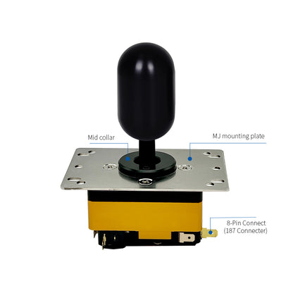Arcade 8PIN Socket Korean SANJUKS V7 Lever Mid Collar Aluminum Alloy Customized Joystick Competition Fighting Stick