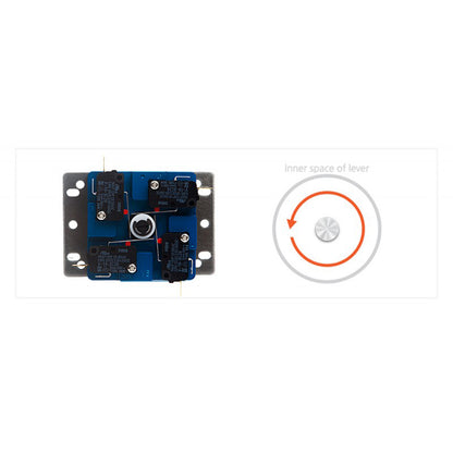 Arcade 8PIN Socket Korean SANJUKS V7 Lever Mid Collar Aluminum Alloy Customized Joystick Competition Fighting Stick