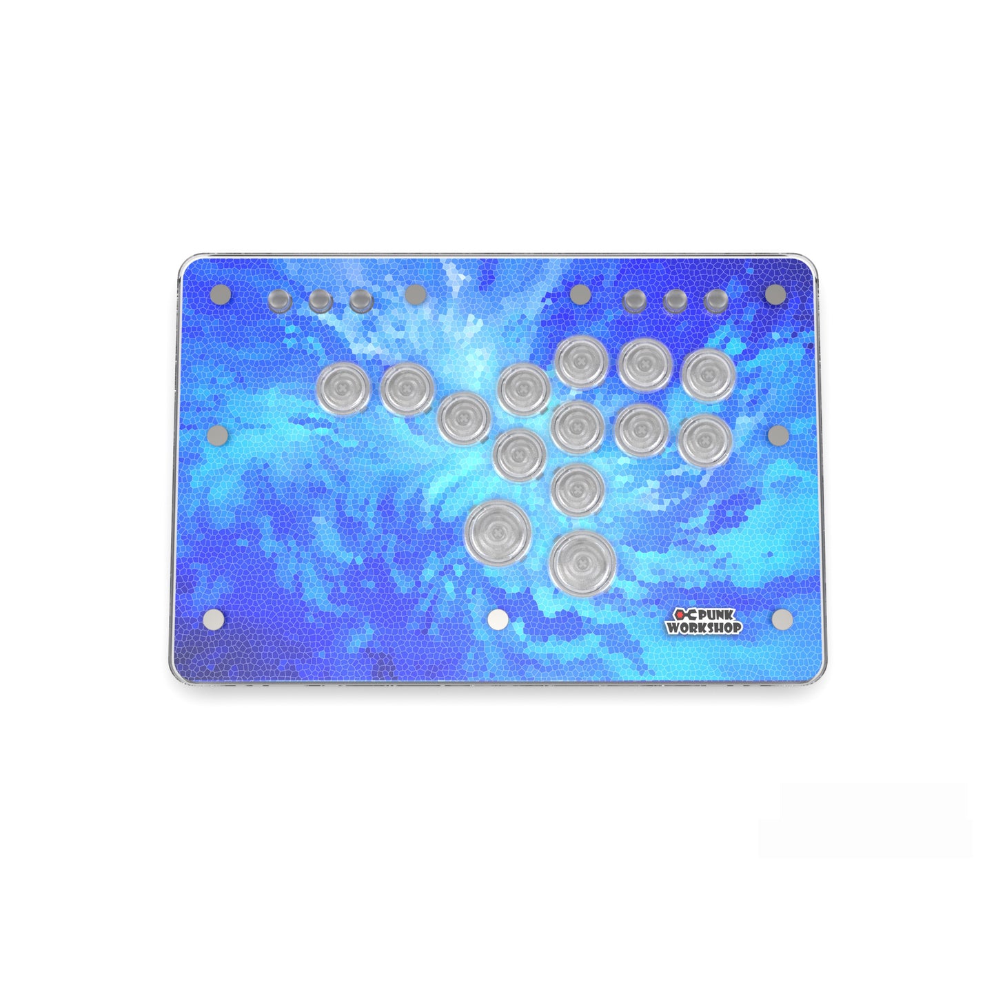 Punk Workshop Mini BOX Leverless Controller Mini HitBox SOCD Fighting Stick Controller Mechanical Button Support PC PS5