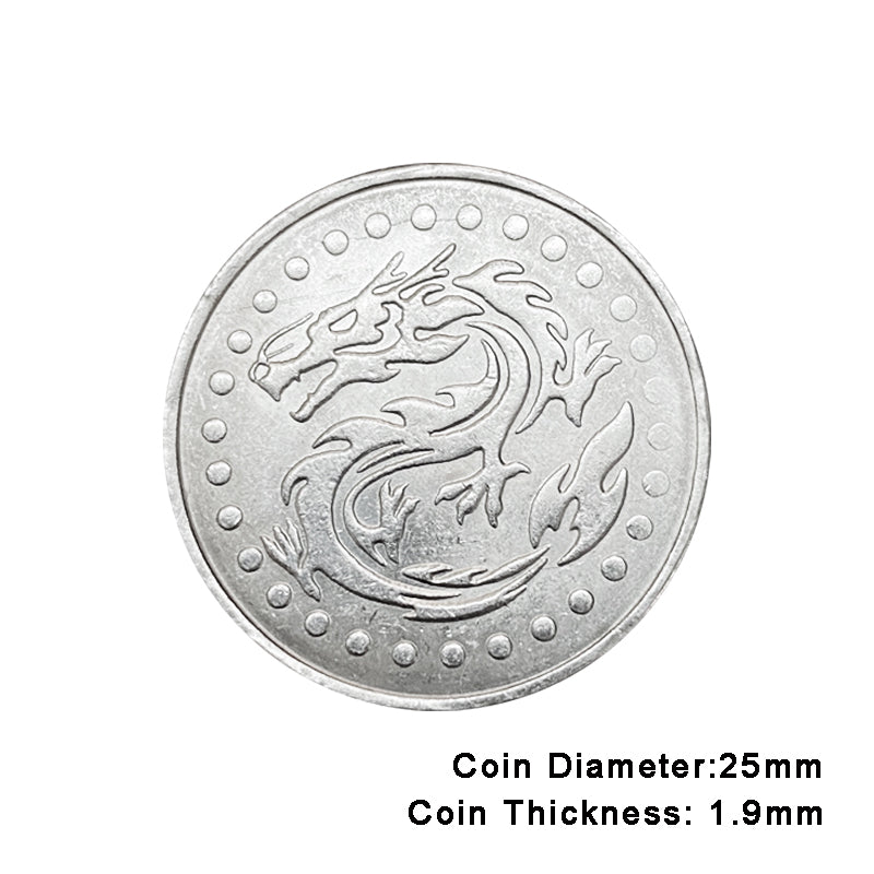 100pcs Arcade Game Coin Token Stainless Steel Coin Tokens Custom Tokens for Arcade MAME JAMMA Amusement Cabinet Vending Machines