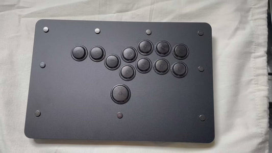 PunkWorkshop Fighting Stick Controller Mini HitBox Tokido Hitbox SOCD Mechanical Buttons Support PC/Android PS5 PS4 Xbox WII Switch