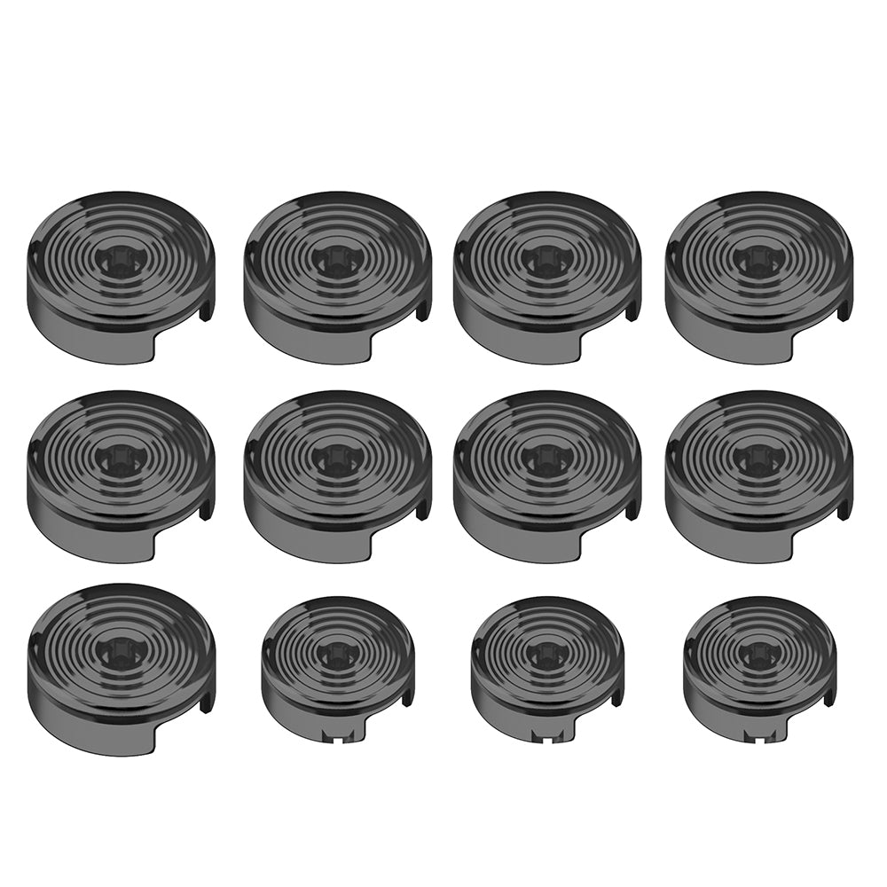 12pcs Arcade Replacement Hitbox Button Caps for Gamerfinger HBFS-30 HBFS-24 Mechanical PushButton Cap for Cherry MX Switches Cap