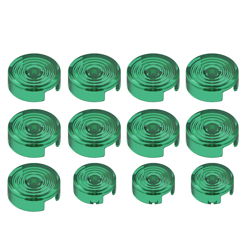 12pcs Arcade Replacement Hitbox Button Caps for Gamerfinger HBFS-30 HBFS-24 Mechanical PushButton Cap for Cherry MX Switches Cap