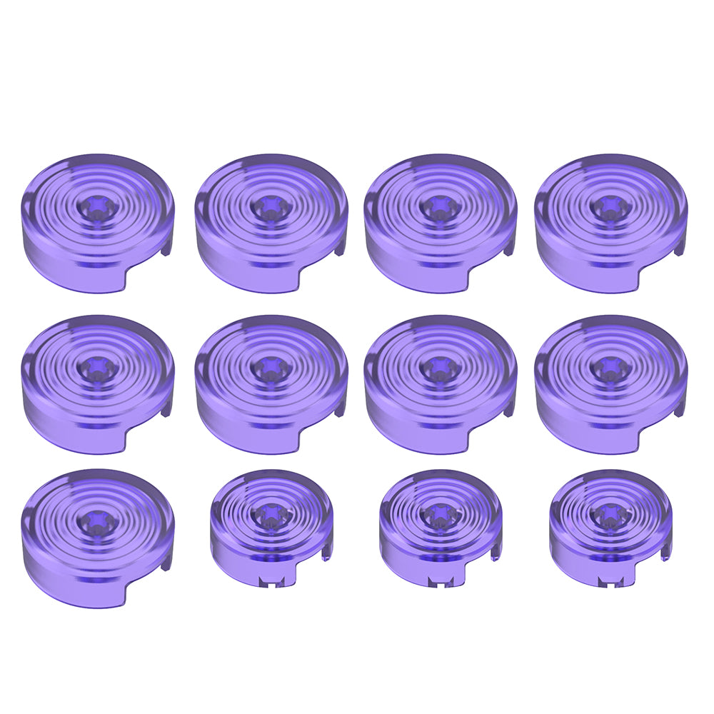 12pcs Arcade Replacement Hitbox Button Caps for Gamerfinger HBFS-30 HBFS-24 Mechanical PushButton Cap for Cherry MX Switches Cap