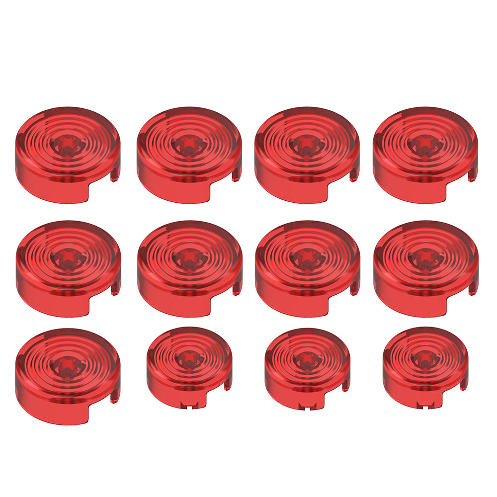 12pcs Arcade Replacement Hitbox Button Caps for Gamerfinger HBFS-30 HBFS-24 Mechanical PushButton Cap for Cherry MX Switches Cap