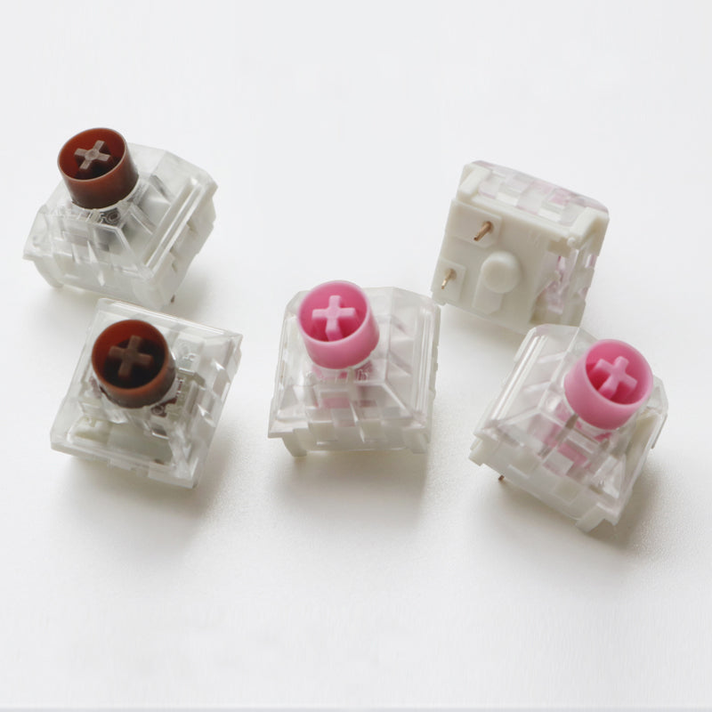 Original Kailh BOX Silent Pink Linear Mechanical Switches Replacement for HBFS Pushbutton Arcade Mechanical Keyboard