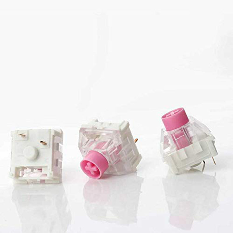 Original Kailh BOX Silent Pink Linear Mechanical Switches Replacement for HBFS Pushbutton Arcade Mechanical Keyboard